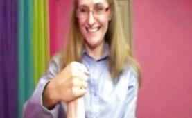 Mature lady jerking off a big dick